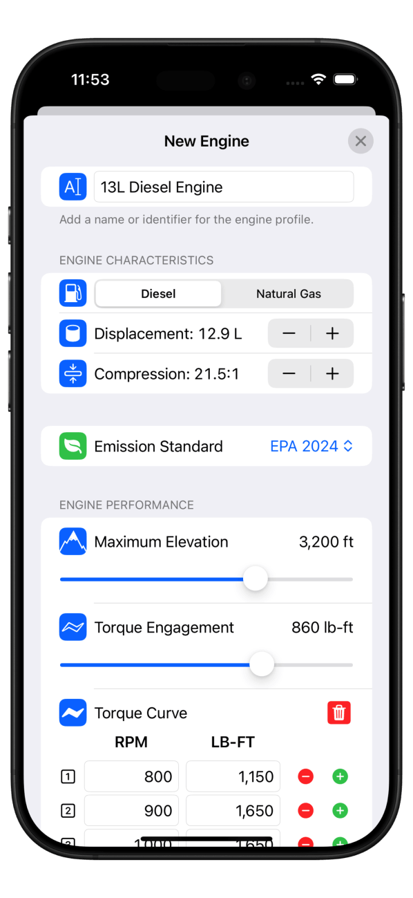Add Engine TruckAdvance