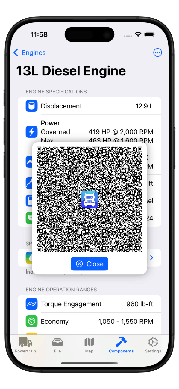 Share Engine TruckAdvance